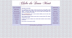 Desktop Screenshot of clubedadonameno.com