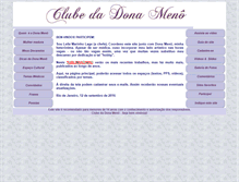 Tablet Screenshot of clubedadonameno.com